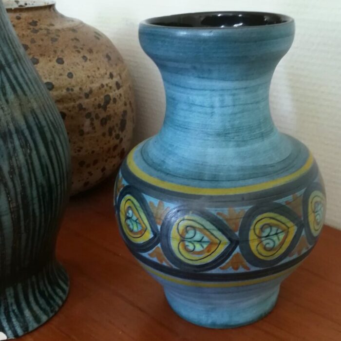 french f2 ceramic vase by jean de lespinasse 1960s 12