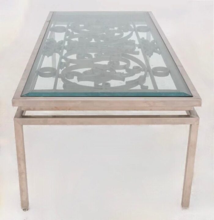 french iron balcony coffee table 3892