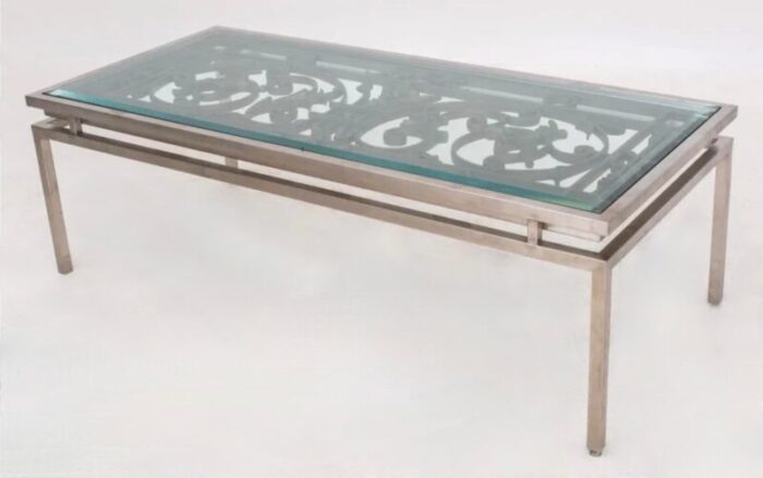 french iron balcony coffee table 7640