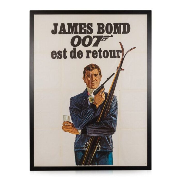 french james bond on her majestys secret service posters from eon productions 1969 set of 2 2 1