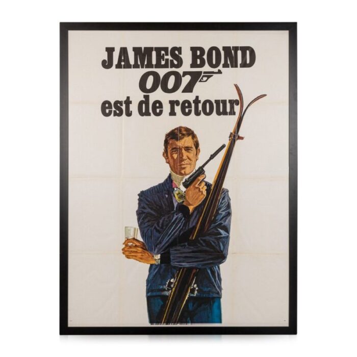 french james bond on her majestys secret service posters from eon productions 1969 set of 2 2