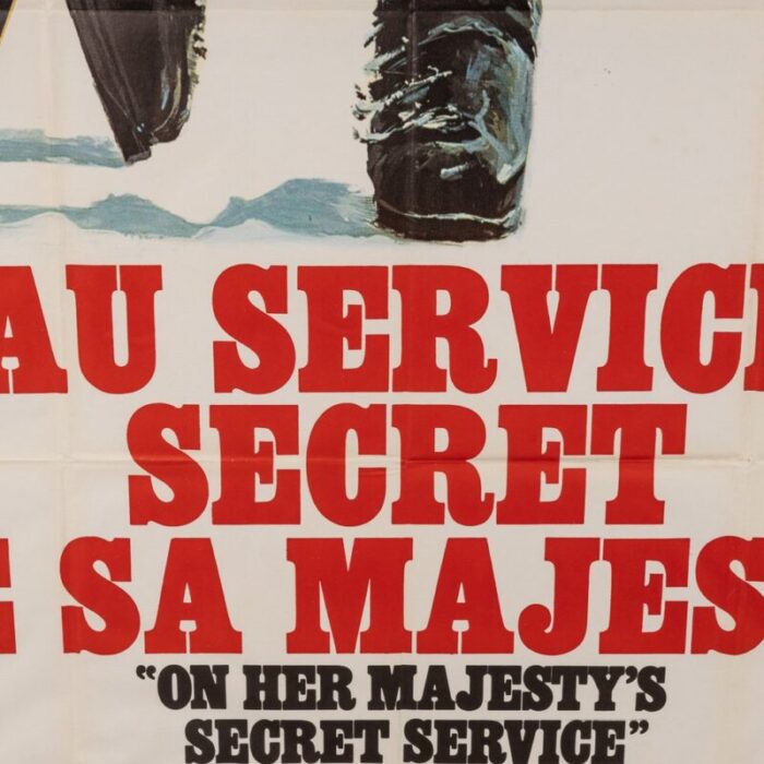 french james bond on her majestys secret service posters from eon productions 1969 set of 2 23 1