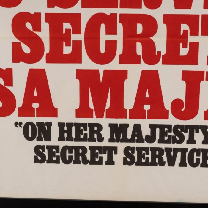 french james bond on her majestys secret service posters from eon productions 1969 set of 2 24