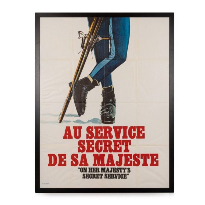 french james bond on her majestys secret service posters from eon productions 1969 set of 2 3 1