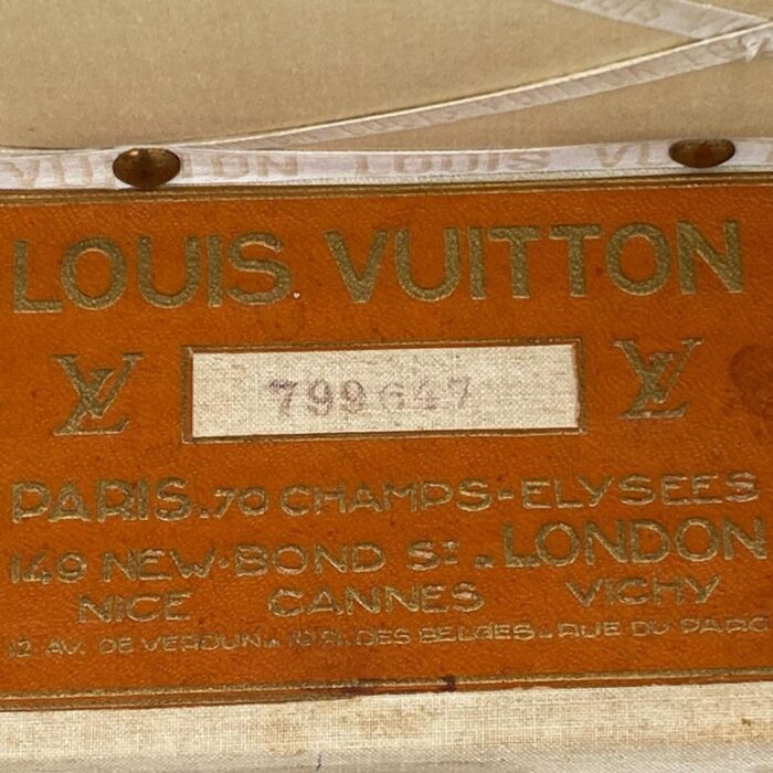 french louis vuitton for arthur gilmore classic monogram canvas steamer trunk 2663