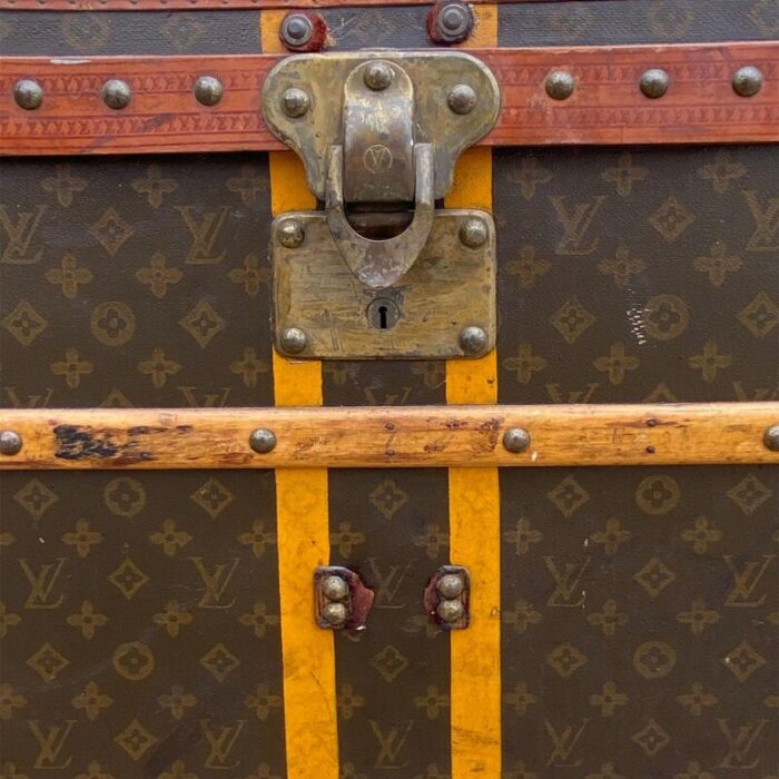 french louis vuitton for arthur gilmore classic monogram canvas steamer trunk 2777