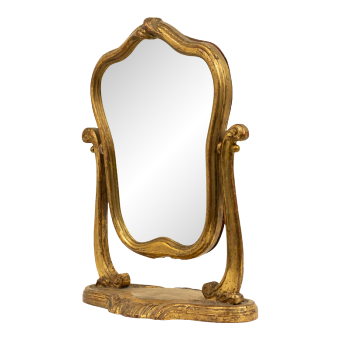 french louis xv style gilt wood dressing table vanity mirror 9248