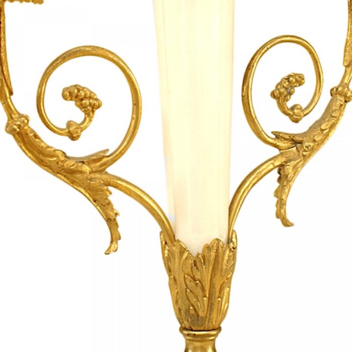 french marble and gilt bronze candelabras a pair 0670