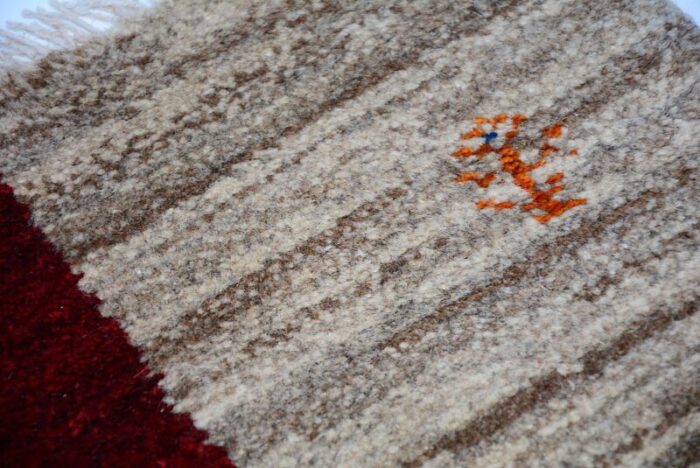 gabbeh rug in handspun wool 1990s 2 1