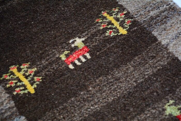 gabbeh rug in handspun wool 1990s 3