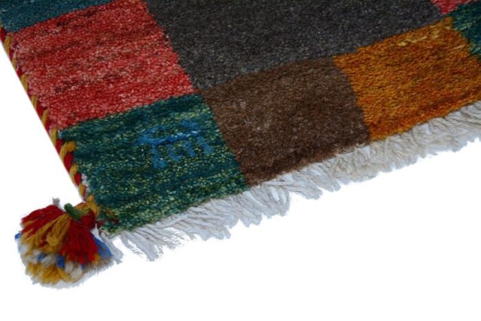 gabbeh rug in handspun wool 1990s 5 3