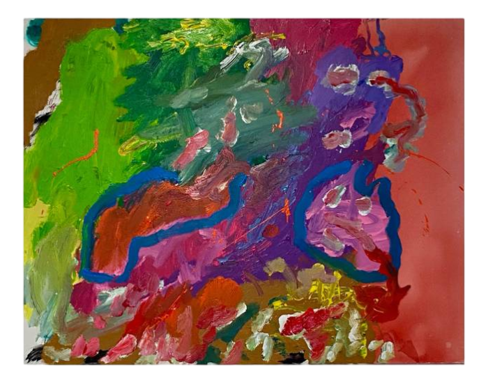 gauthier bruel exaltation no4 acrylic on canvas 2024 3937