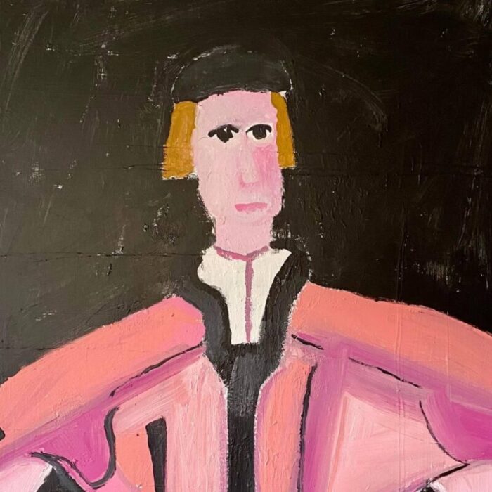 gauthier bruel portrait of ameringo antinori acrylic on canvas 21st century 7983