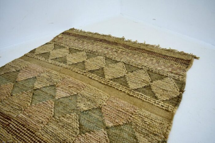 geometric abstract design rug 1950s 12