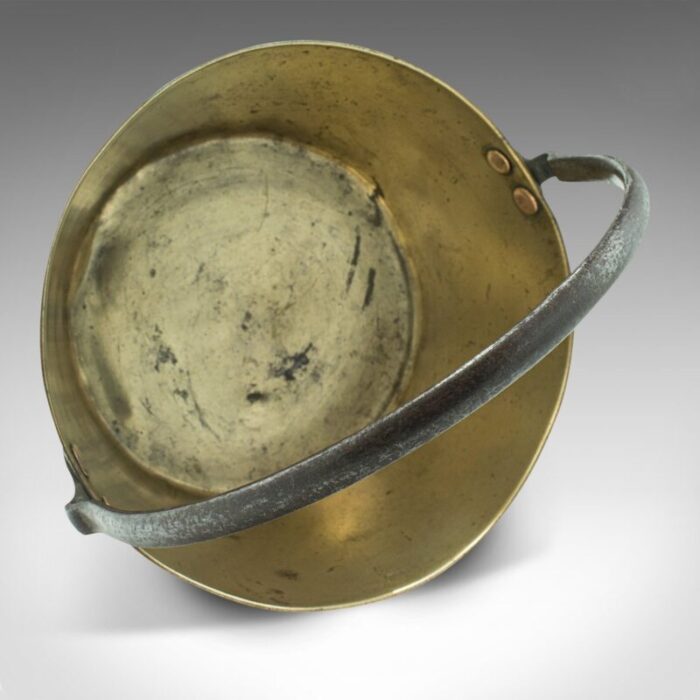 georgian english brass jan pan 1800s 8