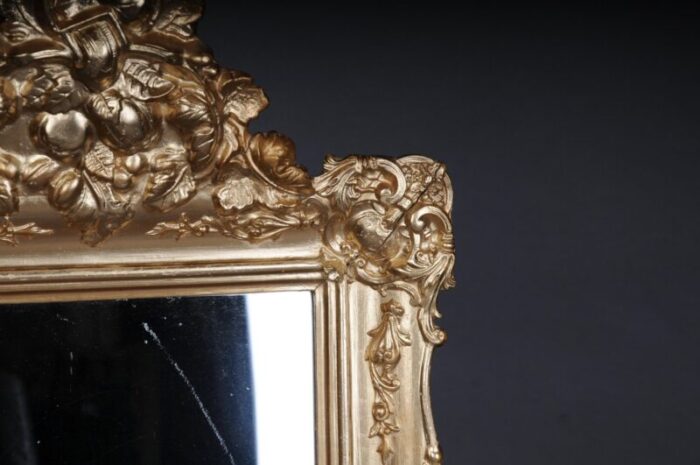 gilded wall mirror germany 1870s 8