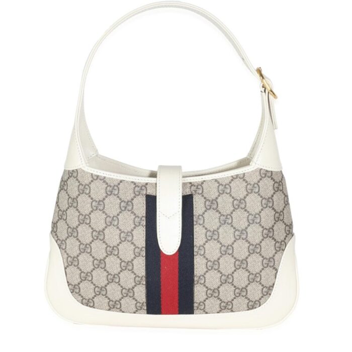 gucci mystic white gg supreme canvas small jackie 1961 1845