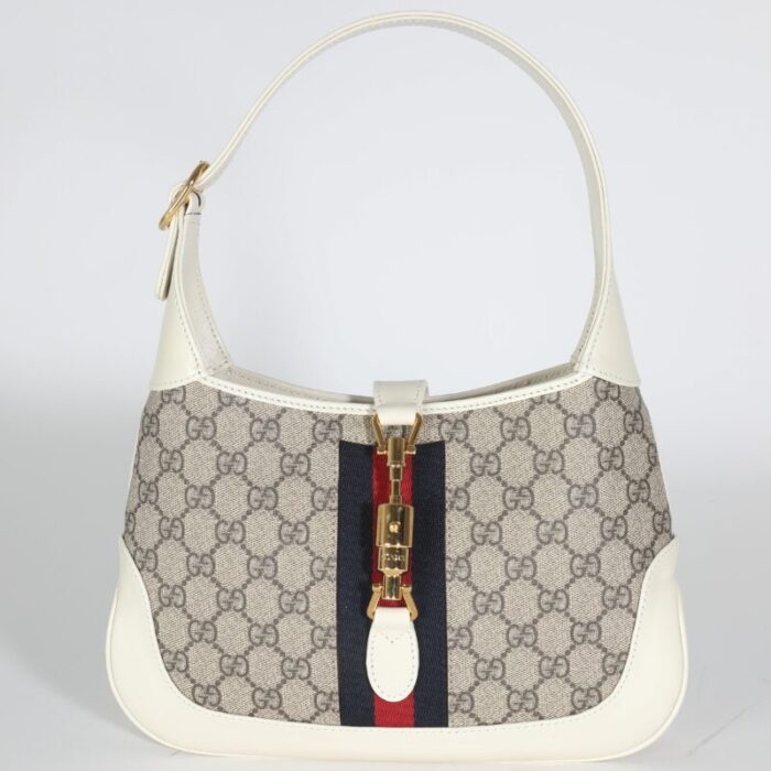 gucci mystic white gg supreme canvas small jackie 1961 2502