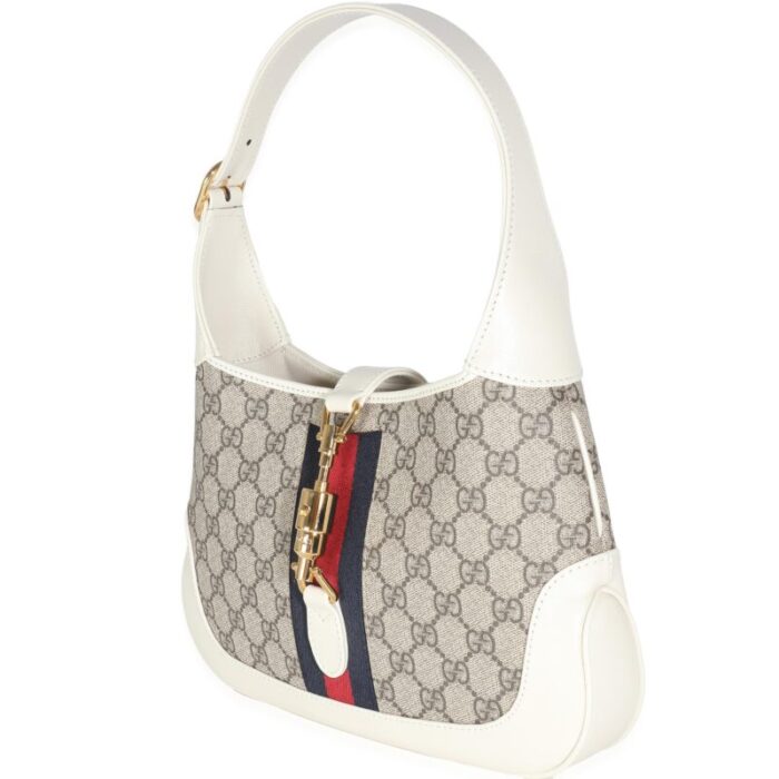 gucci mystic white gg supreme canvas small jackie 1961 3466