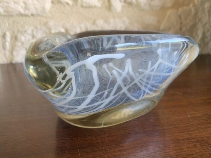 handblown glass bowl or ashtray 1960s 10