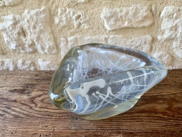 handblown glass bowl or ashtray 1960s 11