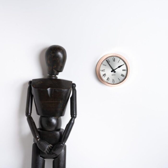 industrial copper case clock by gents of leicester 2 1