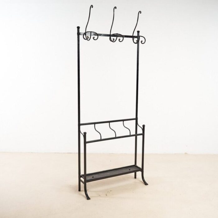 iron coat rack early 1900s 1