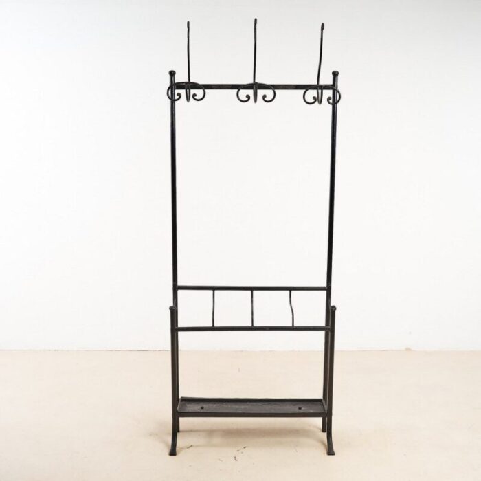 iron coat rack early 1900s 2