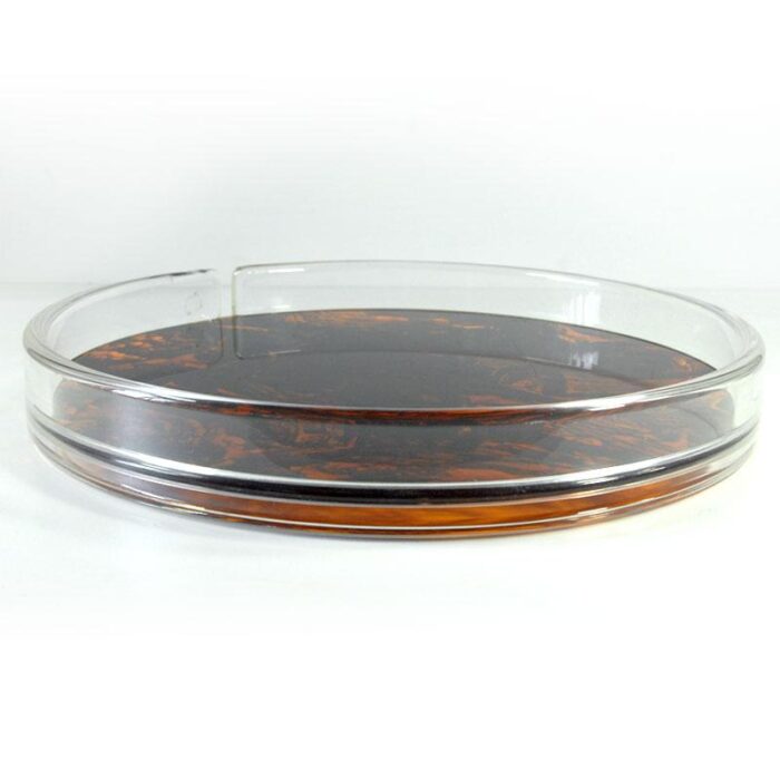 italian faux tortoiseshell tray 1980s 5224