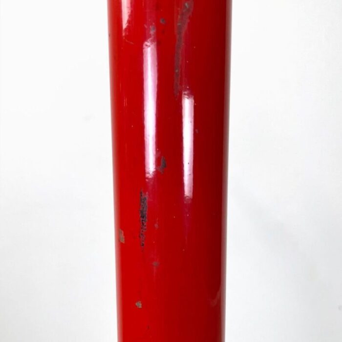 italian modern black and red coat stand by de pas durbino lomazzi 1980s 10