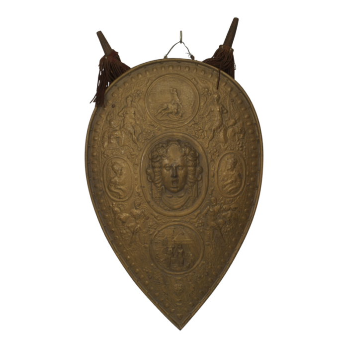 italian renaissance gilt metal shield 4114