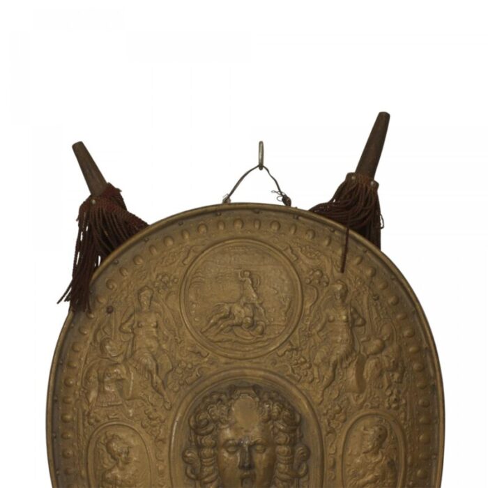 italian renaissance gilt metal shield 9892