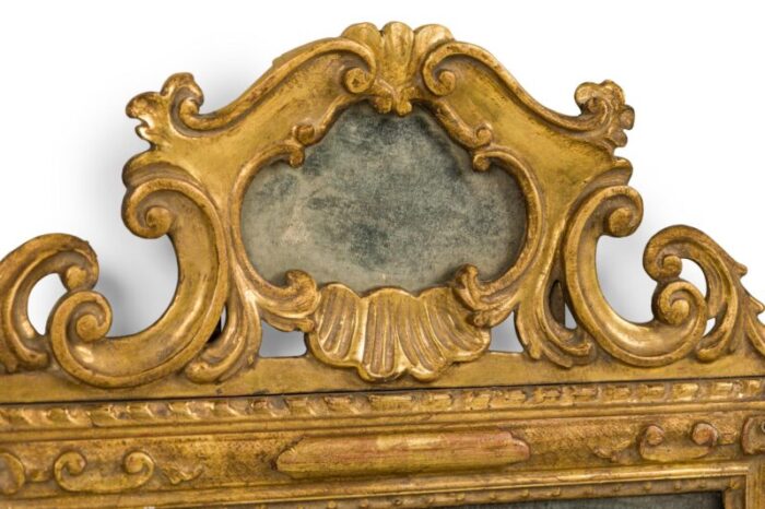 italian rococo giltwood mirror 18th century 4327