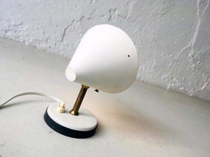 italian table lamp with opaline diffuser 1950s 1288