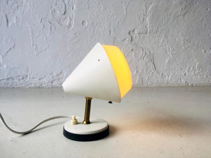 italian table lamp with opaline diffuser 1950s 1376