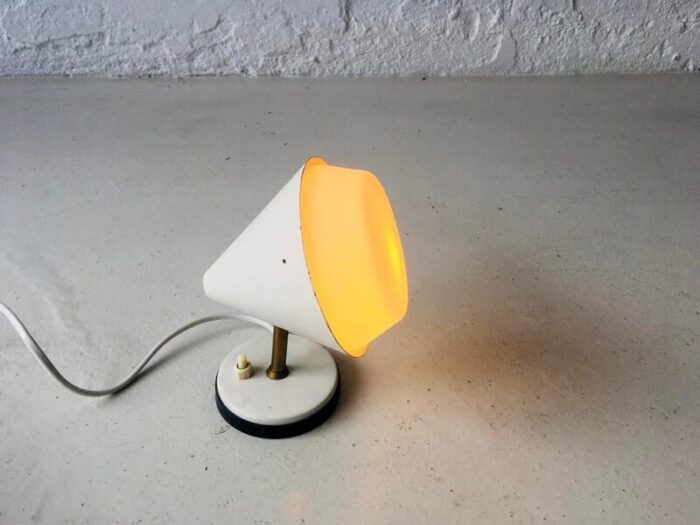 italian table lamp with opaline diffuser 1950s 7119