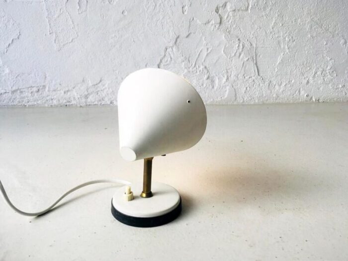 italian table lamp with opaline diffuser 1950s 7941