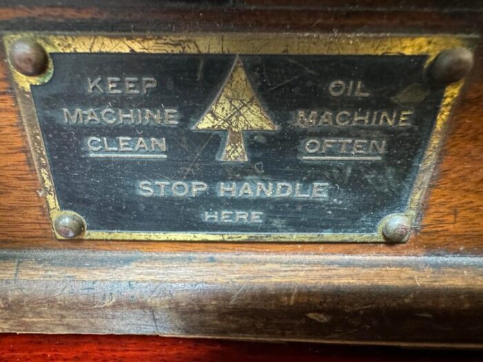 junior monarch marking machineantique stamp machine 0334