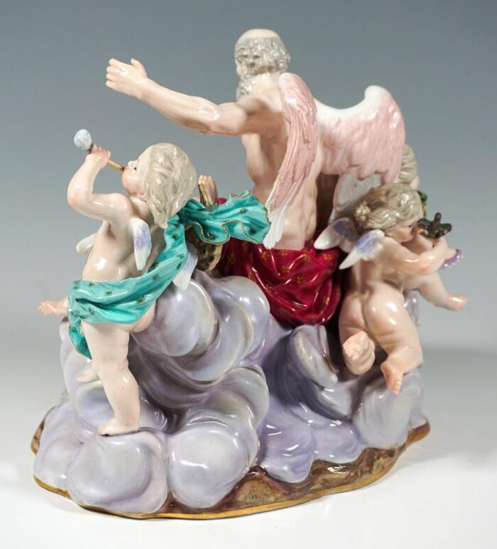 large the air allegorical group attributed to m v acier for meissen germany 1850s 7