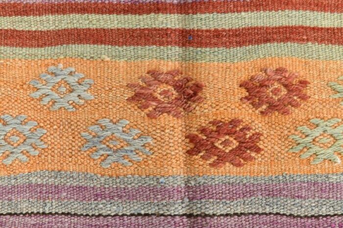 large vintage turkish kilim rug 10 1