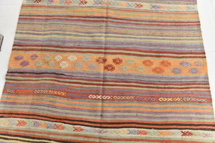 large vintage turkish kilim rug 5 1