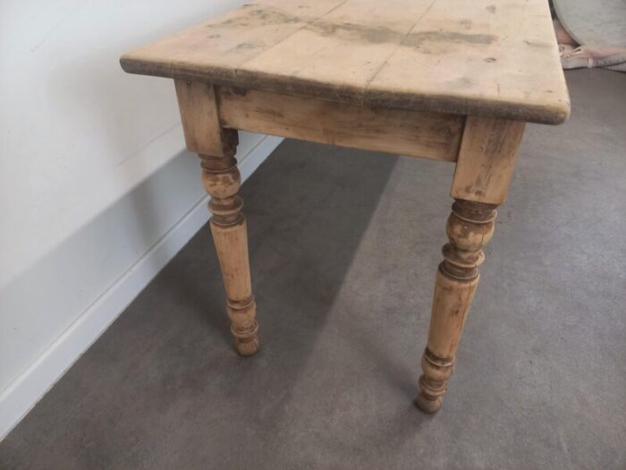 large walnut bistro table 1890s 1676