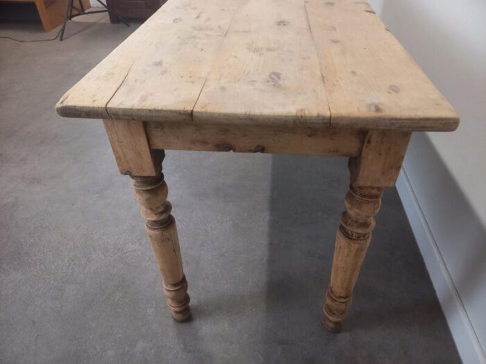 large walnut bistro table 1890s 7215