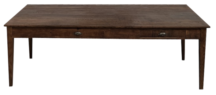 large writing table in oak 1940s 4302