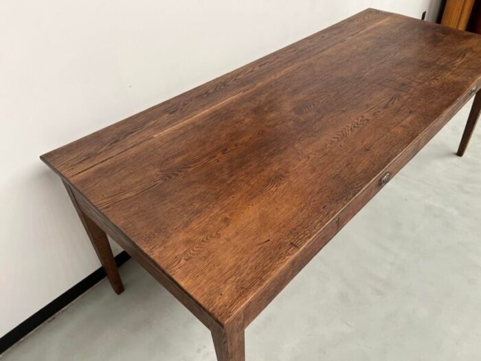 large writing table in oak 1940s 9853