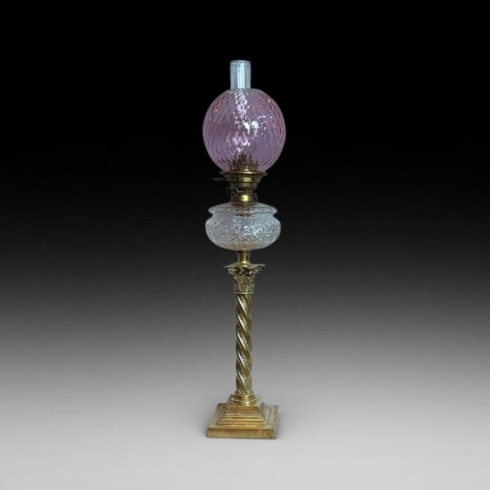 late 19th century oil lamp from falk stadelmann co ltd 1