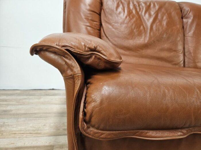 leather sofa by estasis milano meda italy 1970s 3470