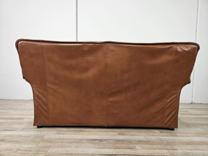 leather sofa by estasis milano meda italy 1970s 6856