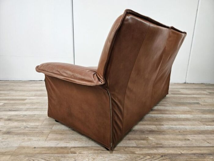 leather sofa by estasis milano meda italy 1970s 9500