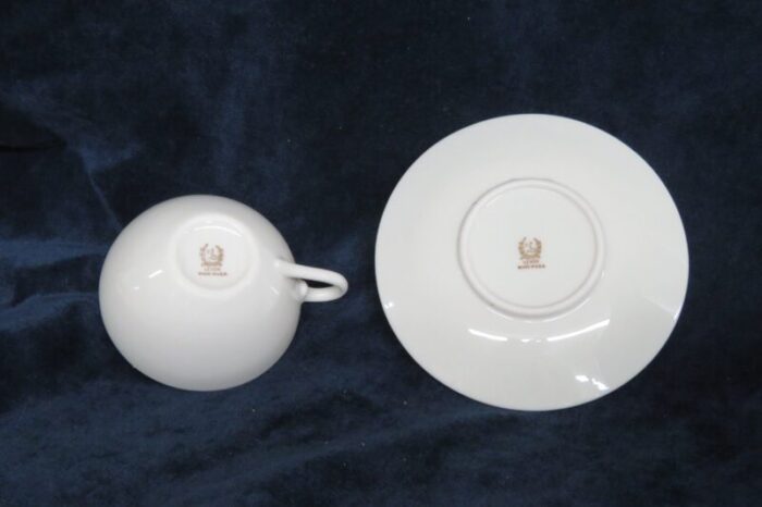 lenox cream tea cup and saucers 4634